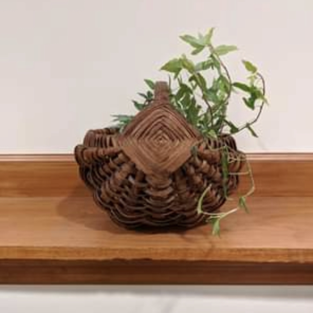 Bohemian/Farmhouse Wicker Basket